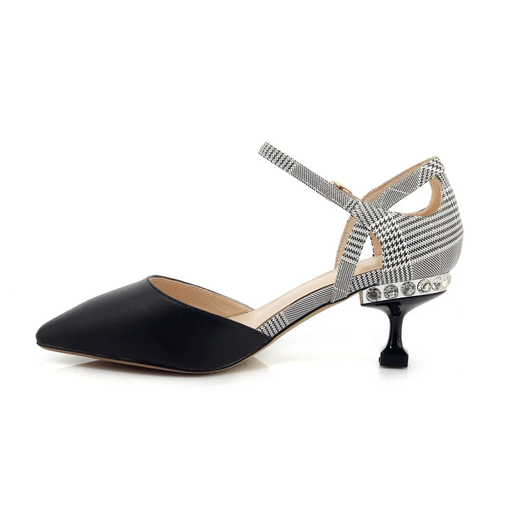 Carole Levy Fashion Patchwork Pattern Women Sandals in Pointed toe Sexy Thin Heels Ladies Shoes with Ankle Buckle Strap
Carole Levy Fashion Patchwork Pattern Women Sandals in Pointed toe Sexy Thin Heels Ladies Shoes with Ankle Buckle Strap