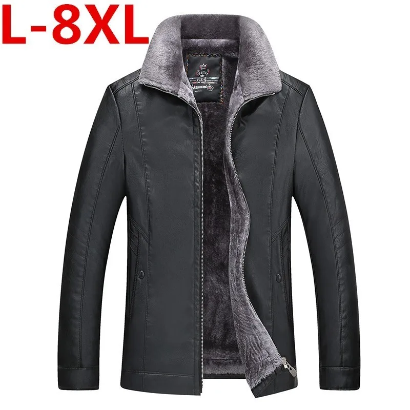 10XL 9XL Men Genuine Jacket Winter Faux Fur Sheepskin Coat For Men's Jacket Male Solid Turn-down Collar Natural Leather Jacket
10XL 9XL Men Genuine Jacket Winter Faux Fur Sheepskin Coat For Men's Jacket Male Solid Turn-down Collar Natural Leather Jacket