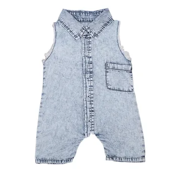 2019 Summer Newborn Baby Sleeveless Turn-Down Collar Denim Romper Infant Kid Boy Girl Pocket Jumpsuit Clothes Outfit 0-24M
2019 Summer Newborn Baby Sleeveless Turn-Down Collar Denim Romper Infant Kid Boy Girl Pocket Jumpsuit Clothes Outfit 0-24M