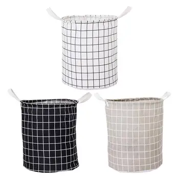 Cotton Linen Waterproof Hamper Foldable Storage Bucket Dirty Clothes Toy Storage Basket Bedroom Closet Sundries Organizer Bag
Cotton Linen Waterproof Hamper Foldable Storage Bucket Dirty Clothes Toy Storage Basket Bedroom Closet Sundries Organizer Bag
