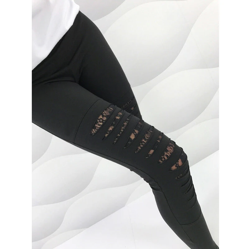 Women Trousers Leggings Ladies Casual Joggers Sport Pants broken Pencil Hole Pants Pantalones Mujer Korean Pantalon Femme Black
Women Trousers Leggings Ladies Casual Joggers Sport Pants broken Pencil Hole Pants Pantalones Mujer Korean Pantalon Femme Black