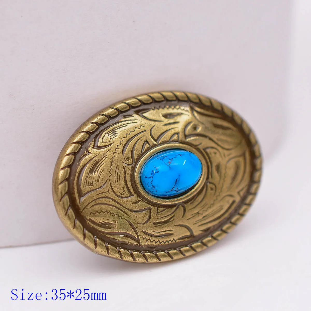 10X 35X25MM Western Antique Brass Blue Turquoise Engraved Saddle Tack Belt Prairie Dust Oval Conchos
10X 35X25MM Western Antique Brass Blue Turquoise Engraved Saddle Tack Belt Prairie Dust Oval Conchos