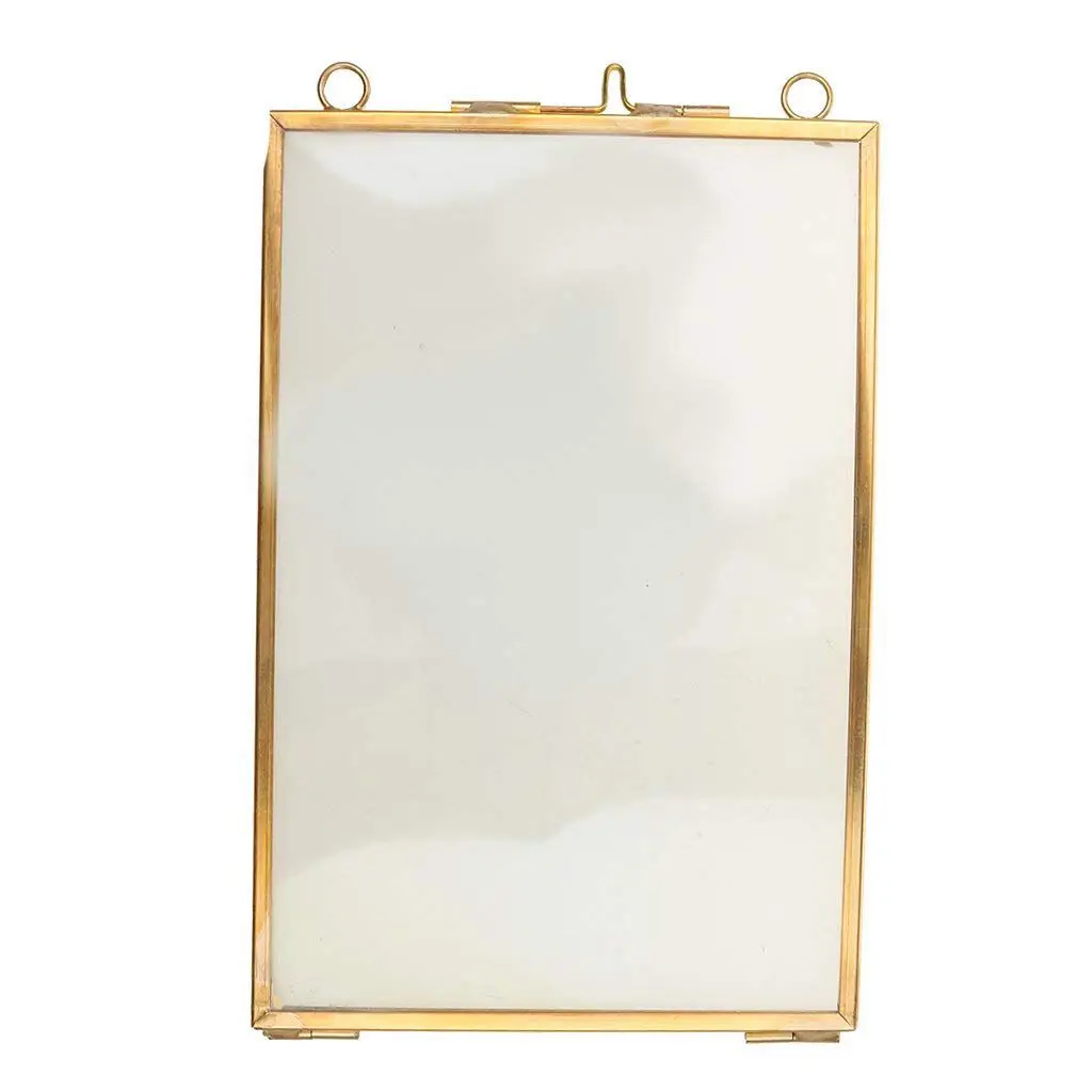 Vintage Hanging Metal Photo Frame + Glass and 2 Glass Side gold + transparent 10.2 x 15.3 cm
Vintage Hanging Metal Photo Frame + Glass and 2 Glass Side gold + transparent 10.2 x 15.3 cm