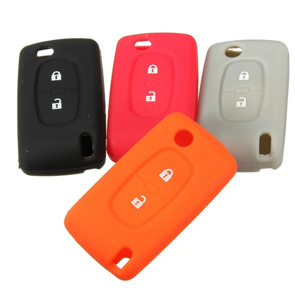 2019Black color 2 Buttons Remote Key Fob Case Holder Protect Cover Silicone Key Case For Peugeot 206 207 307 308 Car Accessories
2019Black color 2 Buttons Remote Key Fob Case Holder Protect Cover Silicone Key Case For Peugeot 206 207 307 308 Car Accessories