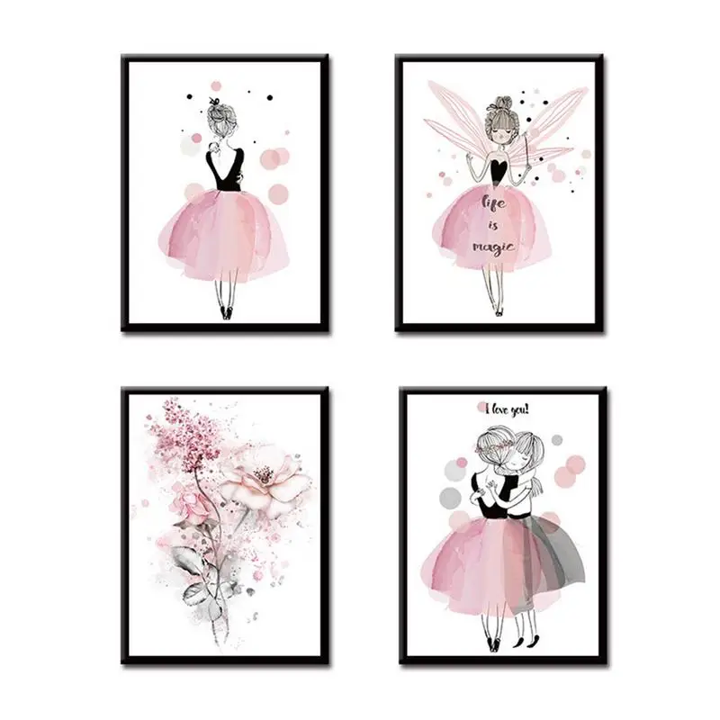 New Nordic Style White Based Minimalist Watercolor Girl & Flower Pattern Room Decoration Frameless Paintingg
New Nordic Style White Based Minimalist Watercolor Girl & Flower Pattern Room Decoration Frameless Paintingg