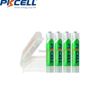 4PCS PKCELL AAA 600mah 1.2v NI-MH battery rechargeable batteries aaa 3a low self discharge battery and 1PC AA/AAA battery box
4PCS PKCELL AAA 600mah 1.2v NI-MH battery rechargeable batteries aaa 3a low self discharge battery and 1PC AA/AAA battery box