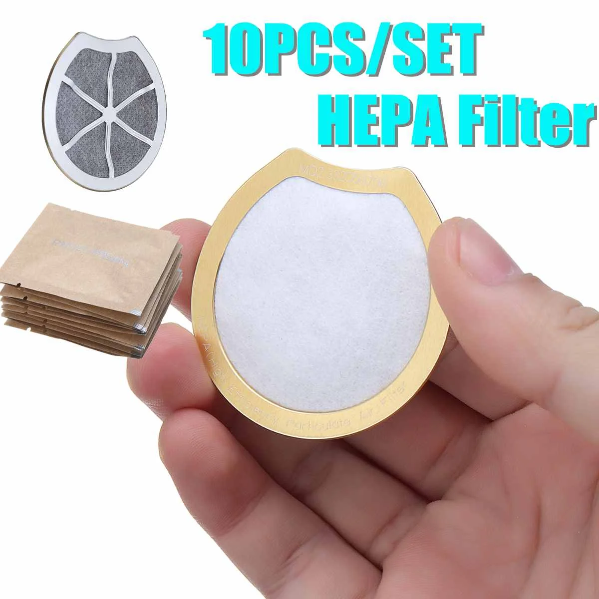 Anti-dust PM2.5 Cotton Mask Filter 10PCS Respirator Replacement Ventilation Chemical Respirator Parts HEPA Protective Screen
Anti-dust PM2.5 Cotton Mask Filter 10PCS Respirator Replacement Ventilation Chemical Respirator Parts HEPA Protective Screen