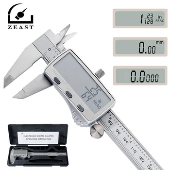 Digital Caliper 0-150mm Metric/Inch/Fraction Electronic Vernier Calipers Stainless Steel Micrometer Measuring Tools
Digital Caliper 0-150mm Metric/Inch/Fraction Electronic Vernier Calipers Stainless Steel Micrometer Measuring Tools
