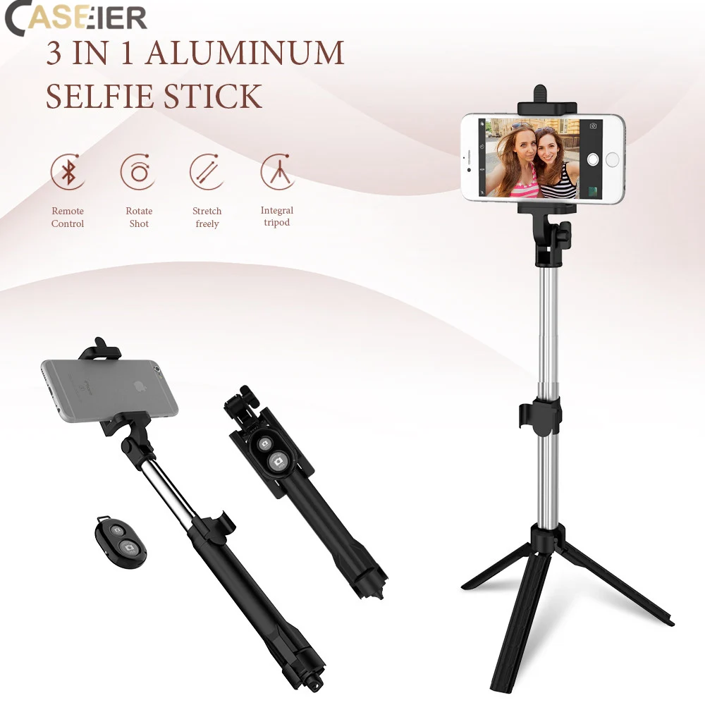 CASEIER Bluetooth Tripod Selfie Holder Stick For Samsung Phone Selfie For Xiaomi Handheld Stick For iPhone X XR XS Max 8 6 Plus
CASEIER Bluetooth Tripod Selfie Holder Stick For Samsung Phone Selfie For Xiaomi Handheld Stick For iPhone X XR XS Max 8 6 Plus