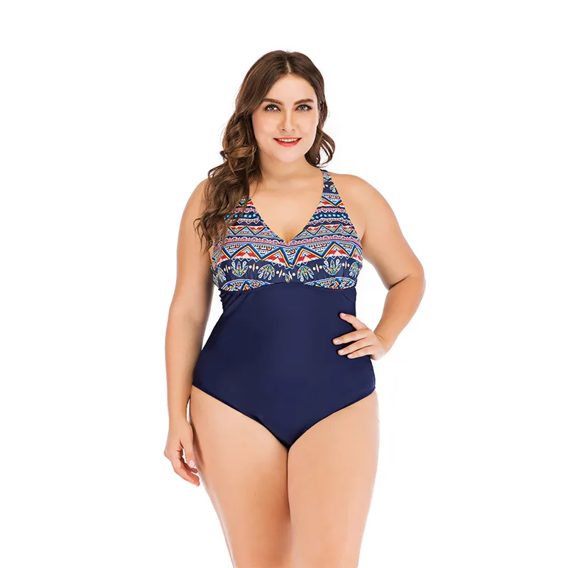 Big Size Summer Women's Vintage Monokini Beachwear Patchwork One Piece Retro Bathing Suit Swimwear 2019 plus size swimsuit
Big Size Summer Women's Vintage Monokini Beachwear Patchwork One Piece Retro Bathing Suit Swimwear 2019 plus size swimsuit