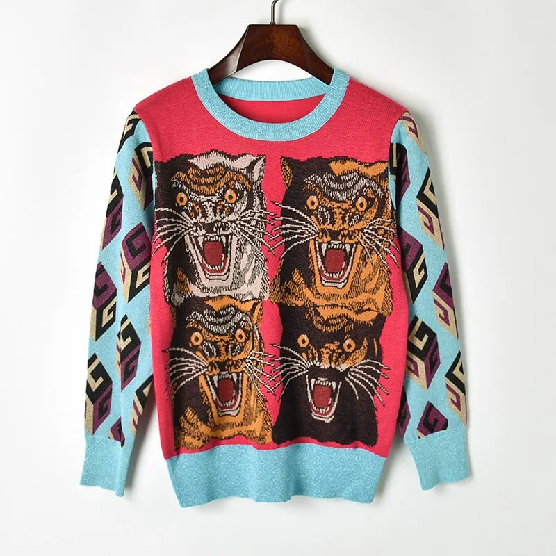 Vintage Tiger Sweater Women Long Sleeve Wool Jumper Ladies O-neck Knitted Sweaters Women Color Block Soft Pullover Woman Clothes
Vintage Tiger Sweater Women Long Sleeve Wool Jumper Ladies O-neck Knitted Sweaters Women Color Block Soft Pullover Woman Clothes