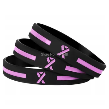100pcs Pink Awareness Ribbon wristband silicone bracelets free shipping by epacket A
100pcs Pink Awareness Ribbon wristband silicone bracelets free shipping by epacket A