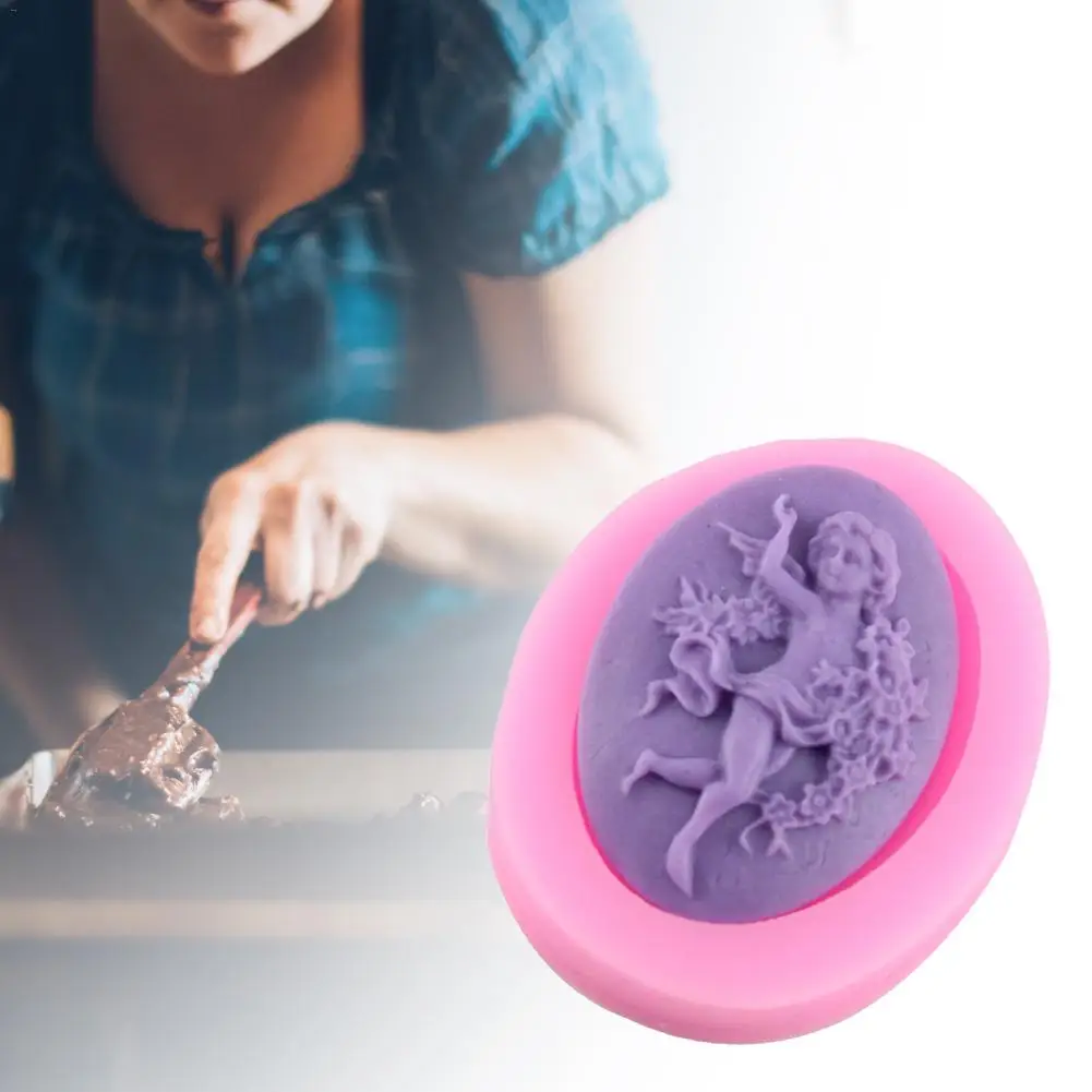 Baking Tool Angel Shape Embossed Food Grade Silicone Cake Mould Fondant Cake Clay Handmade Soap Mould
Baking Tool Angel Shape Embossed Food Grade Silicone Cake Mould Fondant Cake Clay Handmade Soap Mould