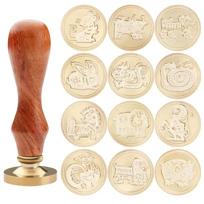 1pc Antique Chinese Zodiac Animals Wax Seal Stamp Retro Antique Sealing Wax Scrapbooking Stamps Wedding Decorative Invitation
1pc Antique Chinese Zodiac Animals Wax Seal Stamp Retro Antique Sealing Wax Scrapbooking Stamps Wedding Decorative Invitation