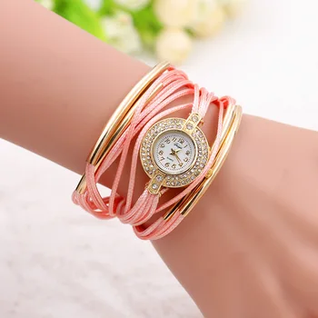Hand-woven single-loop multi-rope watch Women's two rows of diamond rope fashion jewelry women's watch wholesale
Hand-woven single-loop multi-rope watch Women's two rows of diamond rope fashion jewelry women's watch wholesale