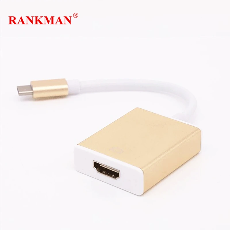 Rankman USB3.1 Type C to HDMI USB-C USB3.0 Female Adapter USB-C to HDMI 1080P Converter for Macbook 12 inch Chromebook Pixel TV
Rankman USB3.1 Type C to HDMI USB-C USB3.0 Female Adapter USB-C to HDMI 1080P Converter for Macbook 12 inch Chromebook Pixel TV