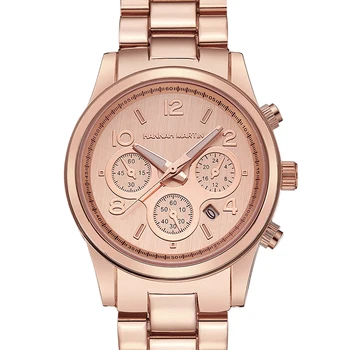 Hannah Martin Classic Women Rose Gold Top Business Fashion Casual Waterproof Watches Quartz Calendar Wristwatch
Hannah Martin Classic Women Rose Gold Top Business Fashion Casual Waterproof Watches Quartz Calendar Wristwatch