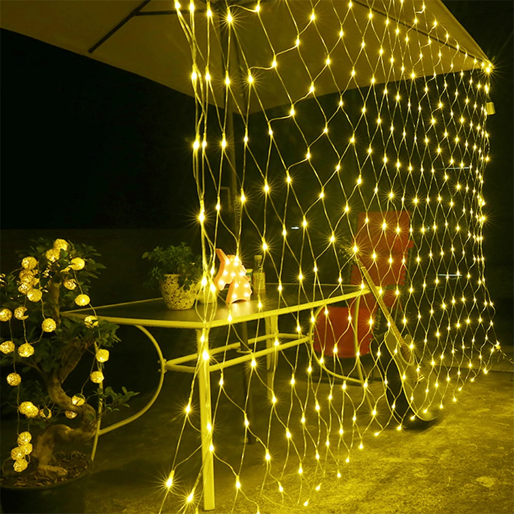 1.5m 96 LEDs Fairy Fishing Mesh Net String Lighting Outdoor Party Festival Decoration
1.5m 96 LEDs Fairy Fishing Mesh Net String Lighting Outdoor Party Festival Decoration