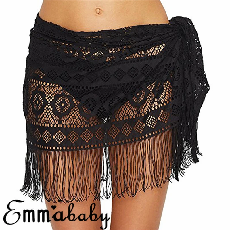 2019 Sexy Women Lace Mesh Bikini Cover Up Swimwear Sheer Beach Skirt Sarong Black Pareo Dress
2019 Sexy Women Lace Mesh Bikini Cover Up Swimwear Sheer Beach Skirt Sarong Black Pareo Dress