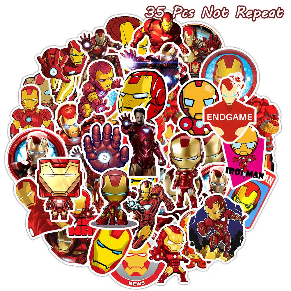 35 PCS Iron Man Stickers Cool Marvel Avengers Super Hero DIY Stickers On The Car Motorcycle Luggage Laptop Bicycle Toy Stickers
35 PCS Iron Man Stickers Cool Marvel Avengers Super Hero DIY Stickers On The Car Motorcycle Luggage Laptop Bicycle Toy Stickers