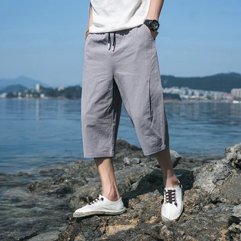 Summer New Pants Men Fashion Solid Color Wash Casual Straight Cropped Pants Man Streetwear Trend Wild Hip Hop Loose Harem Pants
Summer New Pants Men Fashion Solid Color Wash Casual Straight Cropped Pants Man Streetwear Trend Wild Hip Hop Loose Harem Pants