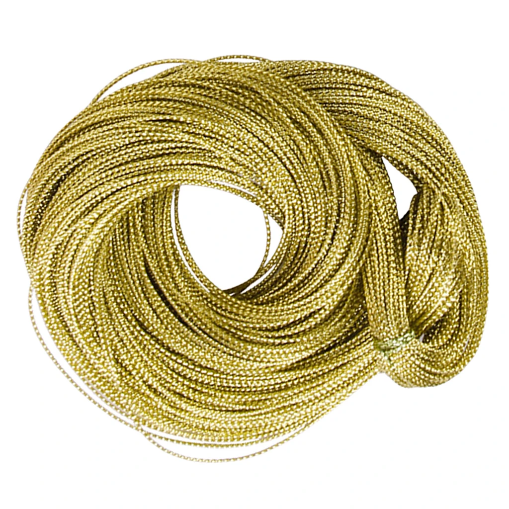 Durable Thread String Jewelry Craft Cord Multifunctional Golden String Metallic Jewelry Cord Card Braid DIY Necklace Bracelet
Durable Thread String Jewelry Craft Cord Multifunctional Golden String Metallic Jewelry Cord Card Braid DIY Necklace Bracelet
