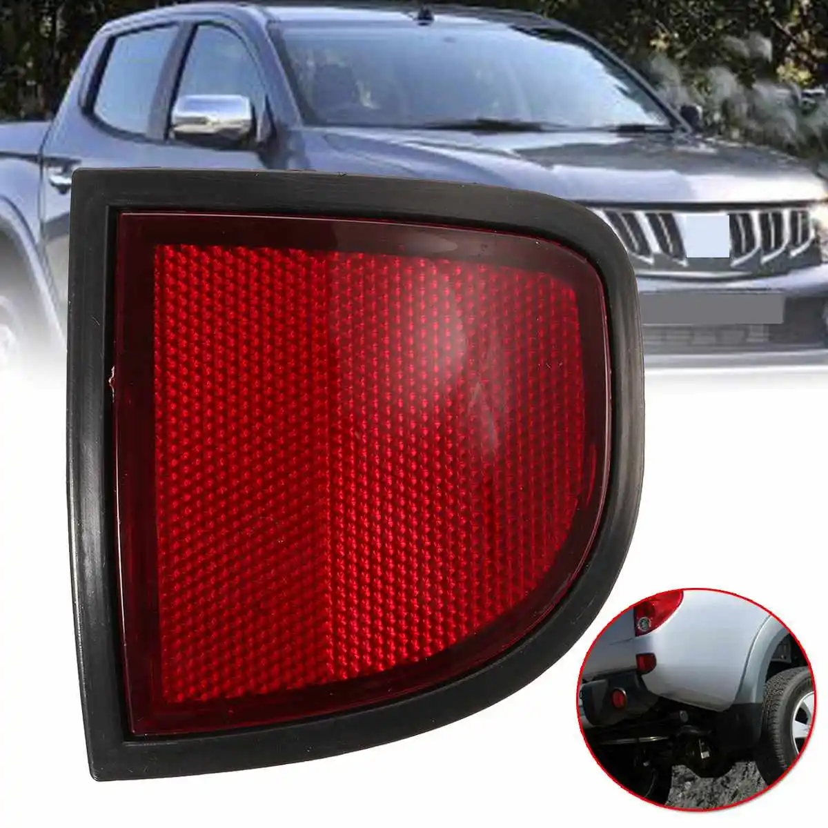 Left / Right Car Tail Rear Bumper Reflector Light Lamp For Mitsubishi L200 Stop Rear Tail Lamp Warning Light LC036LH
Left / Right Car Tail Rear Bumper Reflector Light Lamp For Mitsubishi L200 Stop Rear Tail Lamp Warning Light LC036LH