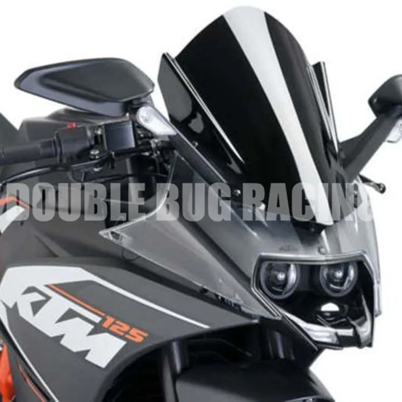Double Bubble Windscreen Windshield Shield Wind Deflectors For 2014-2018 KTM RC125 RC200 RC390 2014-2018 RC 125 200 390 14'-16'
Double Bubble Windscreen Windshield Shield Wind Deflectors For 2014-2018 KTM RC125 RC200 RC390 2014-2018 RC 125 200 390 14'-16'