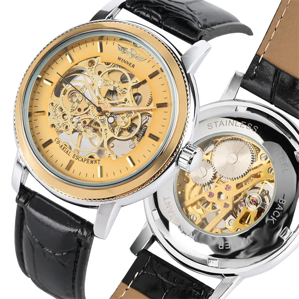 Luxury Top Brand Skeleton Watches Men Hand Wind Mechanical Clock Leather Band Male Wrist Watch 2019 New Fashion Timepieces Gifts
Luxury Top Brand Skeleton Watches Men Hand Wind Mechanical Clock Leather Band Male Wrist Watch 2019 New Fashion Timepieces Gifts
