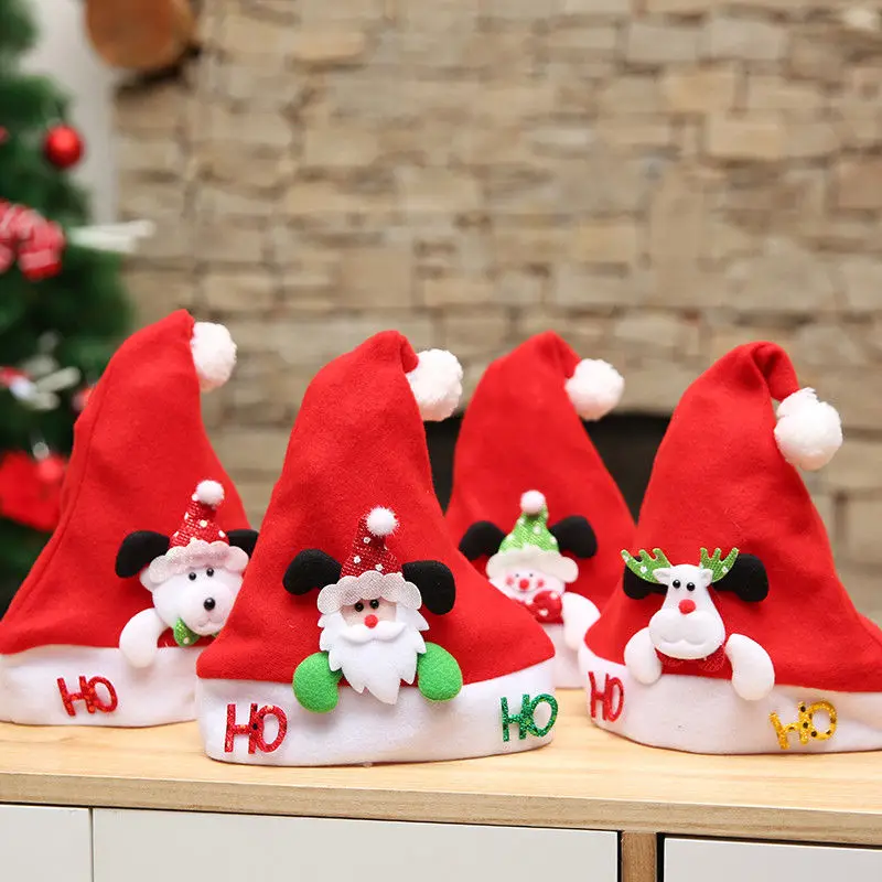 Модная Рождественская шапка для детей шапки всей семьи с Сантой подарок | Детская