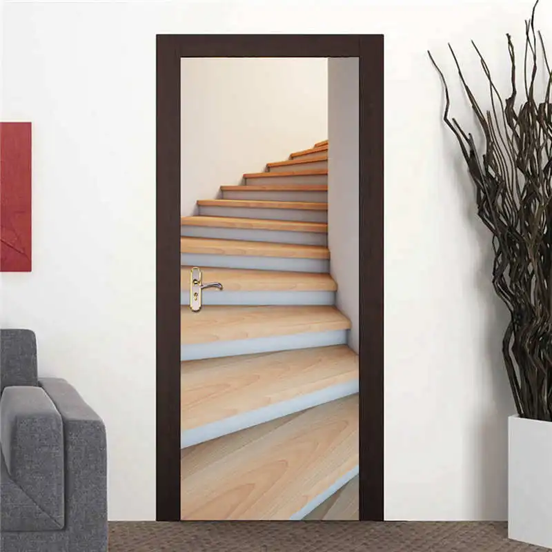 Self Adhesive 3D Door Wall Fridge Decorative Mirrors Sticker PVC Removable Stair Decals Staircase Home Living Room Home Decor
Self Adhesive 3D Door Wall Fridge Decorative Mirrors Sticker PVC Removable Stair Decals Staircase Home Living Room Home Decor