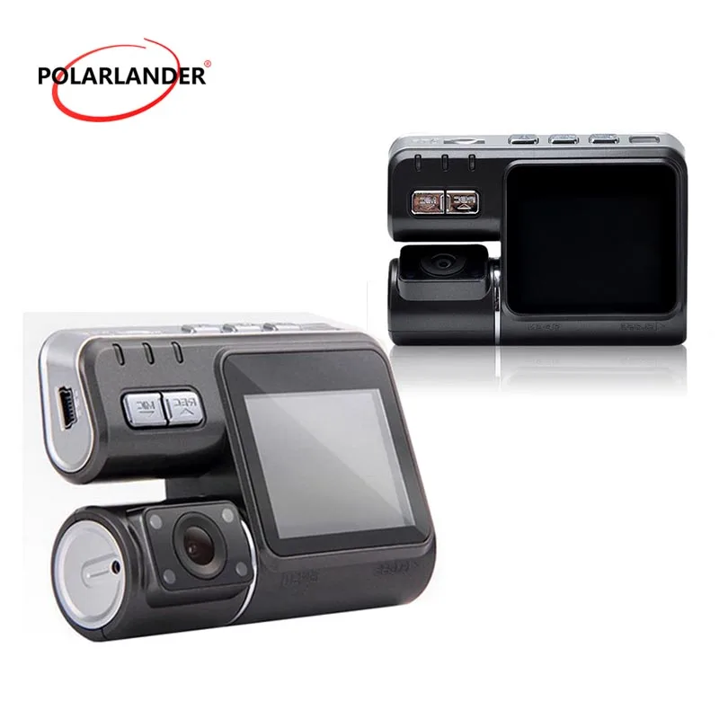 Двойной объектив видеокамеры Видеорегистраторы для автомобилей HD с заднего вида