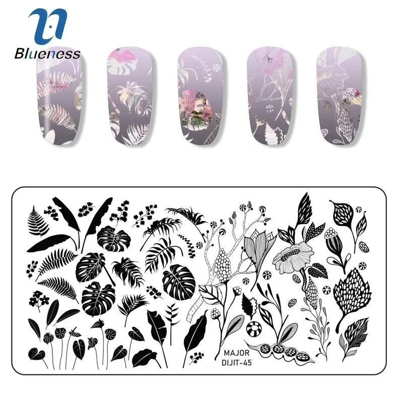 Blueness 1pc Plant Animal Lace Nail Art Stamp Templates Image Print DIY Nail Plate Digital Print Stencil Beauty Nail Art Tools
Blueness 1pc Plant Animal Lace Nail Art Stamp Templates Image Print DIY Nail Plate Digital Print Stencil Beauty Nail Art Tools