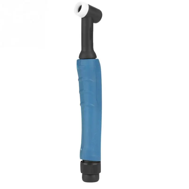 Tig Welding Torch Gas Cooled Flexible Head Body with Switch Button WP-26F SR-26F Blue + Black/ Black Optional blow torch
Tig Welding Torch Gas Cooled Flexible Head Body with Switch Button WP-26F SR-26F Blue + Black/ Black Optional blow torch