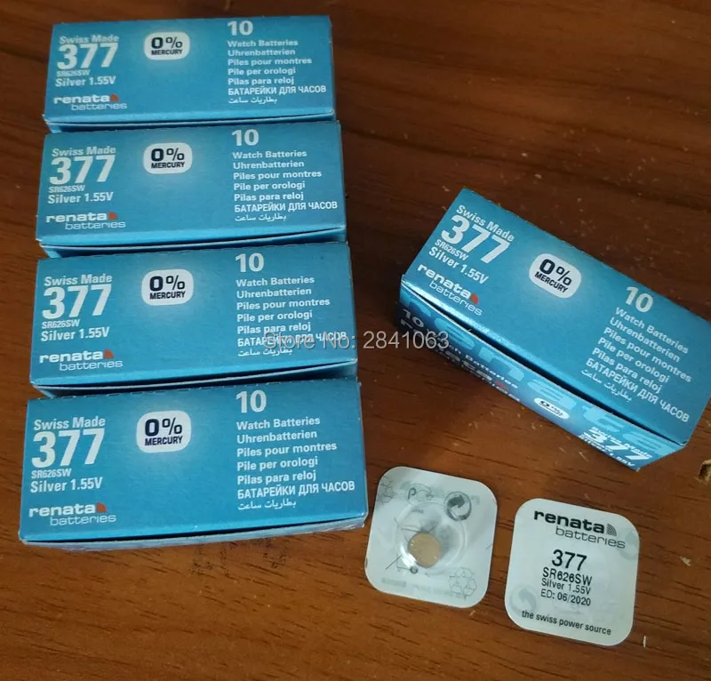 20X renata Silver Oxide Watch Battery 377 SR626SW 626 1.55V % original brand renata 377 renata 626 battery
20X renata Silver Oxide Watch Battery 377 SR626SW 626 1.55V % original brand renata 377 renata 626 battery