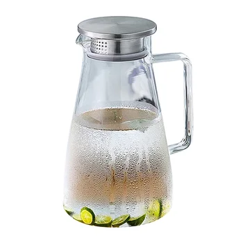1.5L Glass Tea Teapot Heat Resistant Portable Explosion-proof Jug Flower Water Beverage Kettle Glass Teapot
1.5L Glass Tea Teapot Heat Resistant Portable Explosion-proof Jug Flower Water Beverage Kettle Glass Teapot