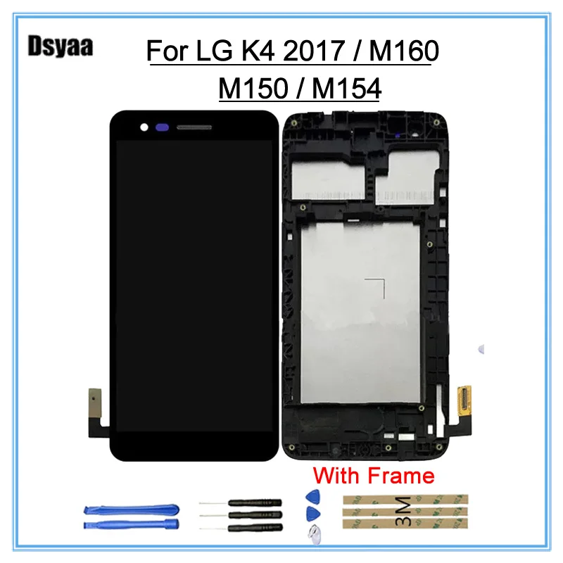 100% Tested Display For LG K4 2017 M160 M150 M151 M160e LCD Touch Screen Digitizer Replacement For LG K4 2017 LCD No dead pixel
100% Tested Display For LG K4 2017 M160 M150 M151 M160e LCD Touch Screen Digitizer Replacement For LG K4 2017 LCD No dead pixel