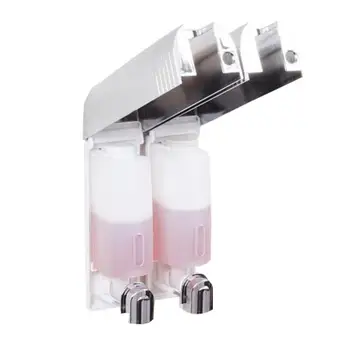 14oz Electroplating Two-Head Soap Dispenser Plastic Shampoo Conditioner Shower Gel Dispenser For Home Hotel School 
14oz Electroplating Two-Head Soap Dispenser Plastic Shampoo Conditioner Shower Gel Dispenser For Home Hotel School