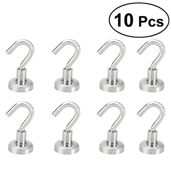 10 pcs Super Strong Magnetic Hooks for Storage and Organization Heavy Duty Hook Holder
10 pcs Super Strong Magnetic Hooks for Storage and Organization Heavy Duty Hook Holder