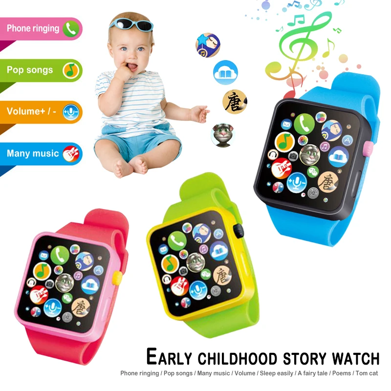 New Arrival Montessori Electronic Watch Toys For Kids 8 Major Functions 9 Colors Music Toy Clock Up Watch Funny Things For Baby
New Arrival Montessori Electronic Watch Toys For Kids 8 Major Functions 9 Colors Music Toy Clock Up Watch Funny Things For Baby