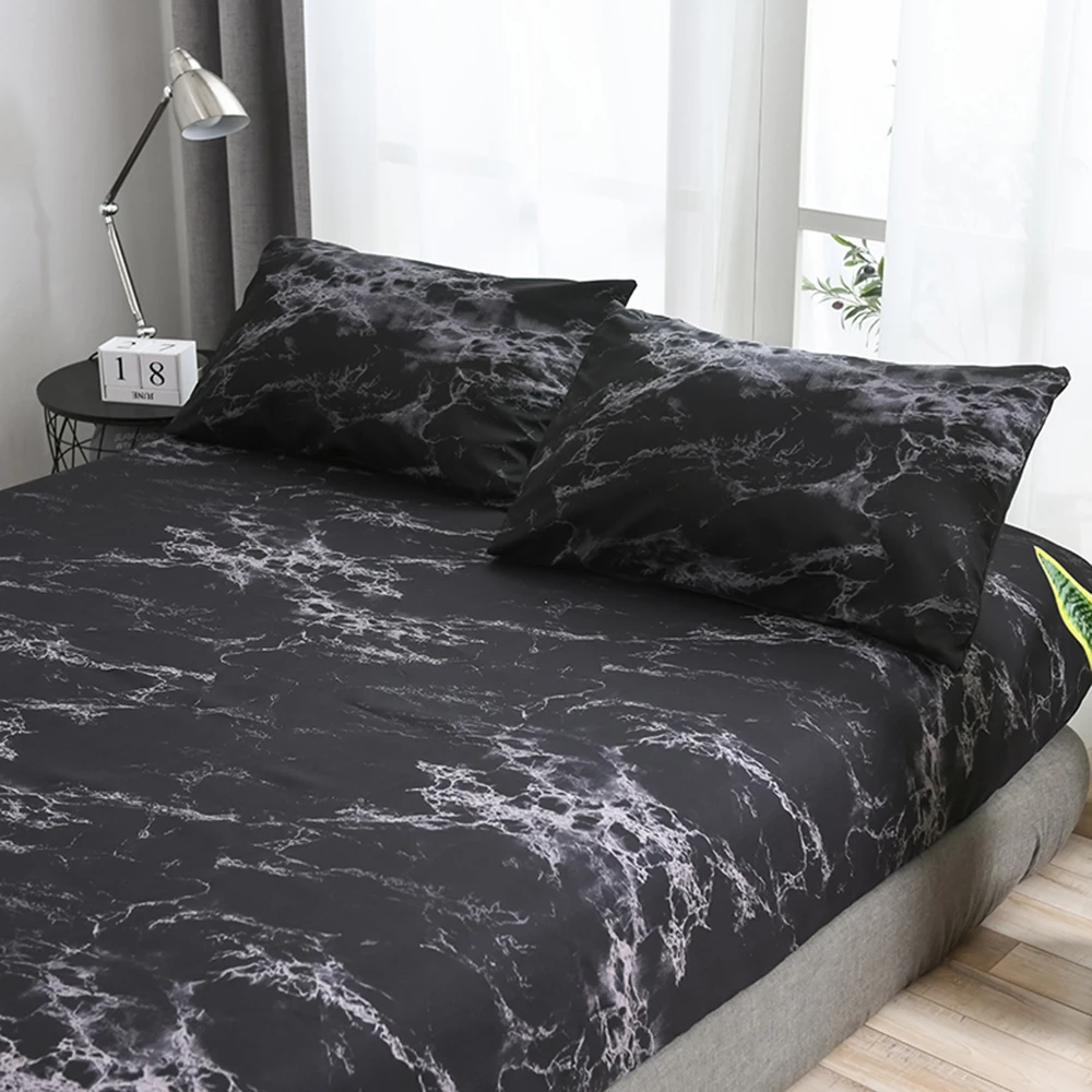 Home Mattress Encasement Cover Black Polyester Mattress Encasement Cover Marble Pattern Waterproof Harmless Breathable Covers
Home Mattress Encasement Cover Black Polyester Mattress Encasement Cover Marble Pattern Waterproof Harmless Breathable Covers