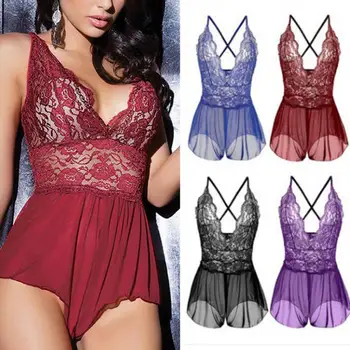 New Women Sexy Lace Nightgown V-neck Nightdress Stretch Mini Dress Sleepwear Sexy Lingerie Plus Size Nightwear
New Women Sexy Lace Nightgown V-neck Nightdress Stretch Mini Dress Sleepwear Sexy Lingerie Plus Size Nightwear