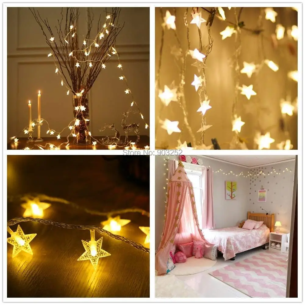 Mosquito Net Star String Lights Battery Operated with 50 LED for Bedroom Curtain Wedding Birthday Holidays Rooms, Warm White
Mosquito Net Star String Lights Battery Operated with 50 LED for Bedroom Curtain Wedding Birthday Holidays Rooms, Warm White