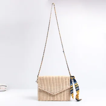Summer women's bag fashion simple rattan small square box single shoulder oblique cross grass woven bag beach bag knitting bag
Summer women's bag fashion simple rattan small square box single shoulder oblique cross grass woven bag beach bag knitting bag