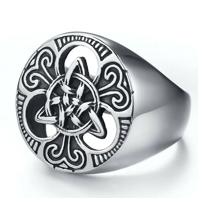 Retro Punk Rock Biker Men's Ring Round Mens Stainless Steel Ring Knot Signet Rings Size 7-15 Wedding Engagement Jewelry
Retro Punk Rock Biker Men's Ring Round Mens Stainless Steel Ring Knot Signet Rings Size 7-15 Wedding Engagement Jewelry