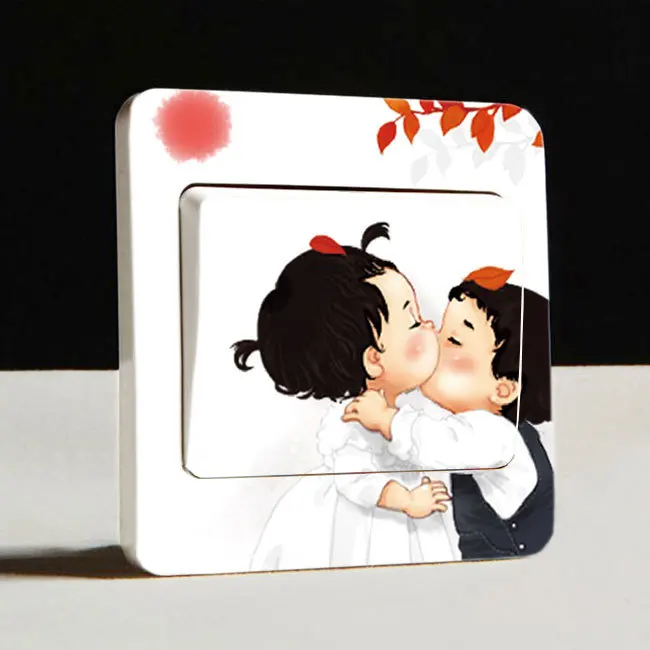 Love Kiss Heart Switch Sticker Home Mural Art Decor Living Room Bedroom Wall Decoration Decal Wedding Rooms WXV Sale
Love Kiss Heart Switch Sticker Home Mural Art Decor Living Room Bedroom Wall Decoration Decal Wedding Rooms WXV Sale