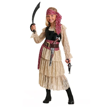 2019 New Arrival Fancy Colours Role Play Buccaneer Captain Kids Pirate Girl Halloween Cosplay Costume
2019 New Arrival Fancy Colours Role Play Buccaneer Captain Kids Pirate Girl Halloween Cosplay Costume
