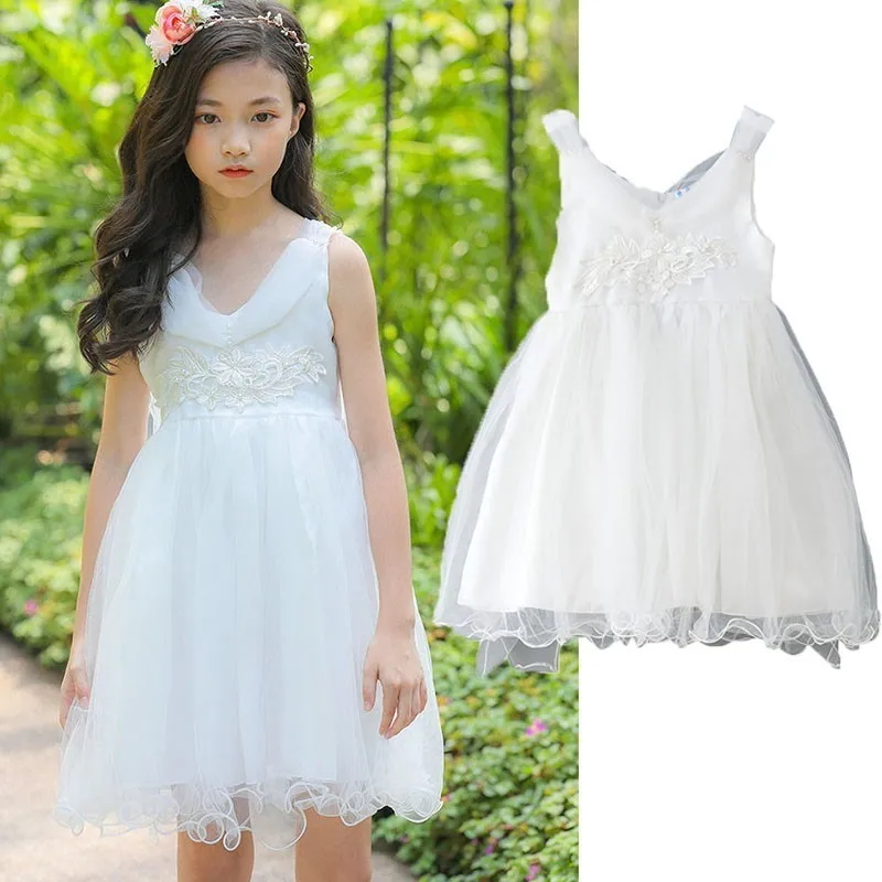 2019 Summer Girl Clothes Kids Dresses For Girls 16 Years 14 12 10 6 Princess Dress Tulle Embriodery White Teenage Party Clothing
2019 Summer Girl Clothes Kids Dresses For Girls 16 Years 14 12 10 6 Princess Dress Tulle Embriodery White Teenage Party Clothing