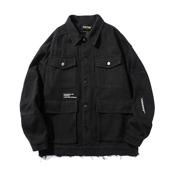 Spring New Jacket Men Fashion Solid Color Casual Tooling Wind Jacket Man Streetwear Trend Wild Hip Hop Loose Bomber Jacket
Spring New Jacket Men Fashion Solid Color Casual Tooling Wind Jacket Man Streetwear Trend Wild Hip Hop Loose Bomber Jacket