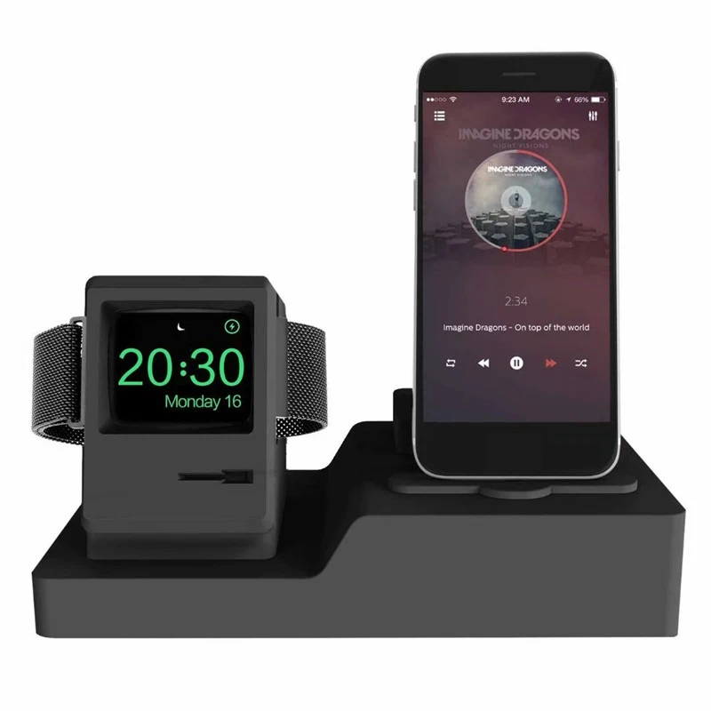 3 in 1 Charging Dock Desktop Silicone Phone Holder Stand Bracket Cradle For iPhone 7 Plus 6 6s Plus for Airpods For Aplle Watch
3 in 1 Charging Dock Desktop Silicone Phone Holder Stand Bracket Cradle For iPhone 7 Plus 6 6s Plus for Airpods For Aplle Watch